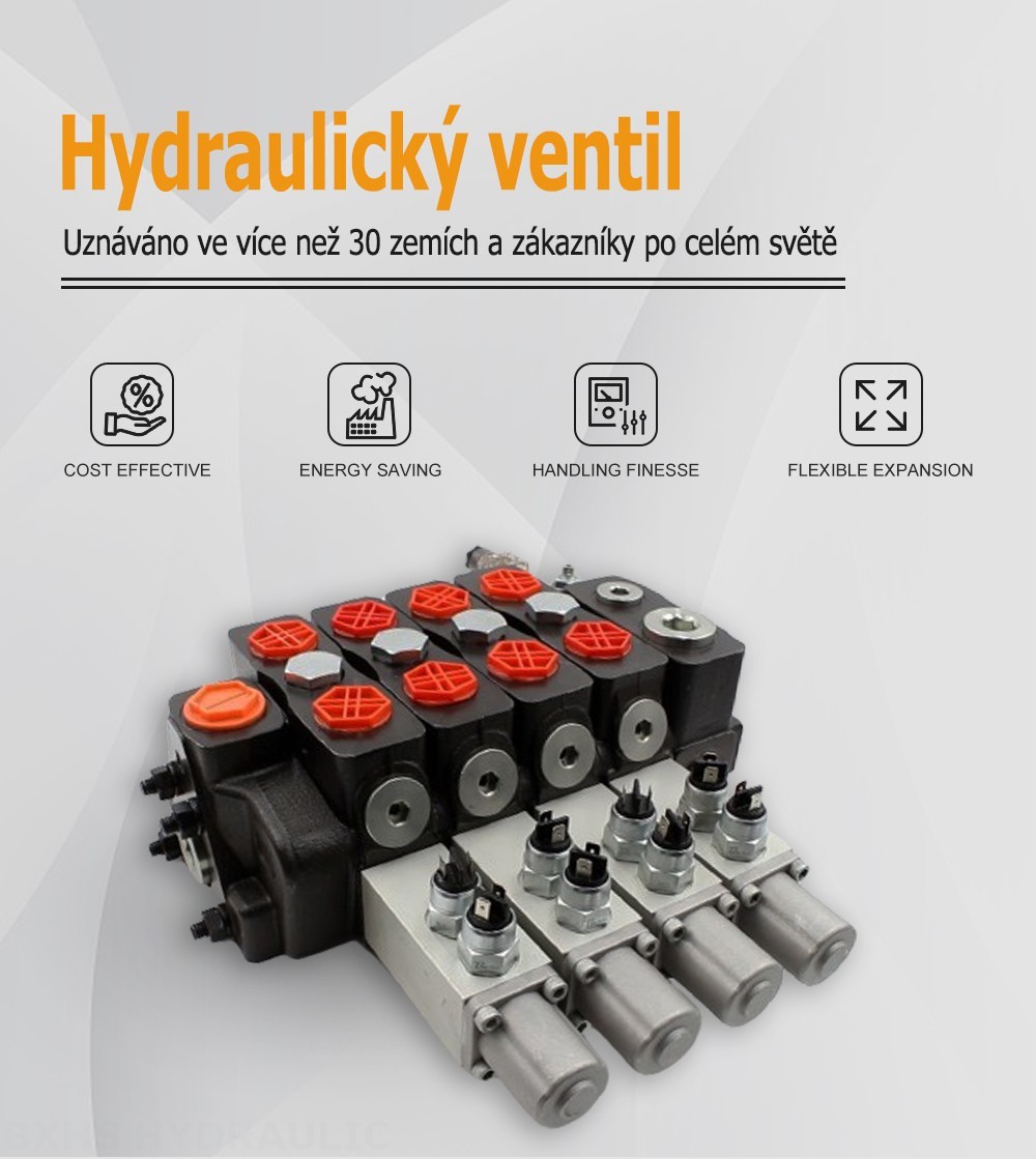 DLS180 Micro Switch Ruční Šoupátko 4 Sekční směrový ventil